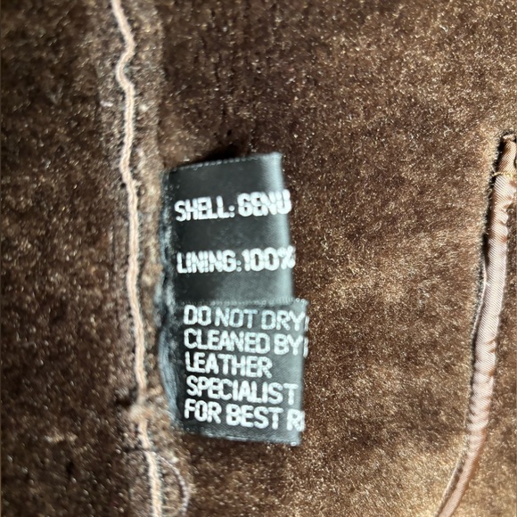 Knowles & Carter London - Vintage 1970s sheepskin coat with fur collar - size S - Picture 10 of 13